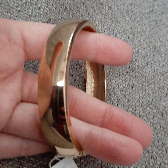 New Women's Grey & Gold Polka Dot Fashion Bracelet - Picture 7 of 12